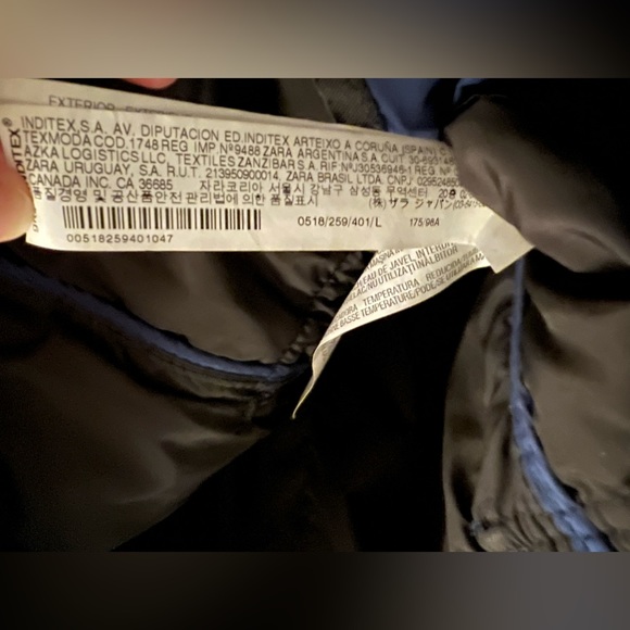 ⭐️ZARA⭐️NAVY W/ BLACK TRIM VINTAGE COAT/JACKET SIZE L BUT FITS MORE LIKE A SMALL - Picture 16 of 16